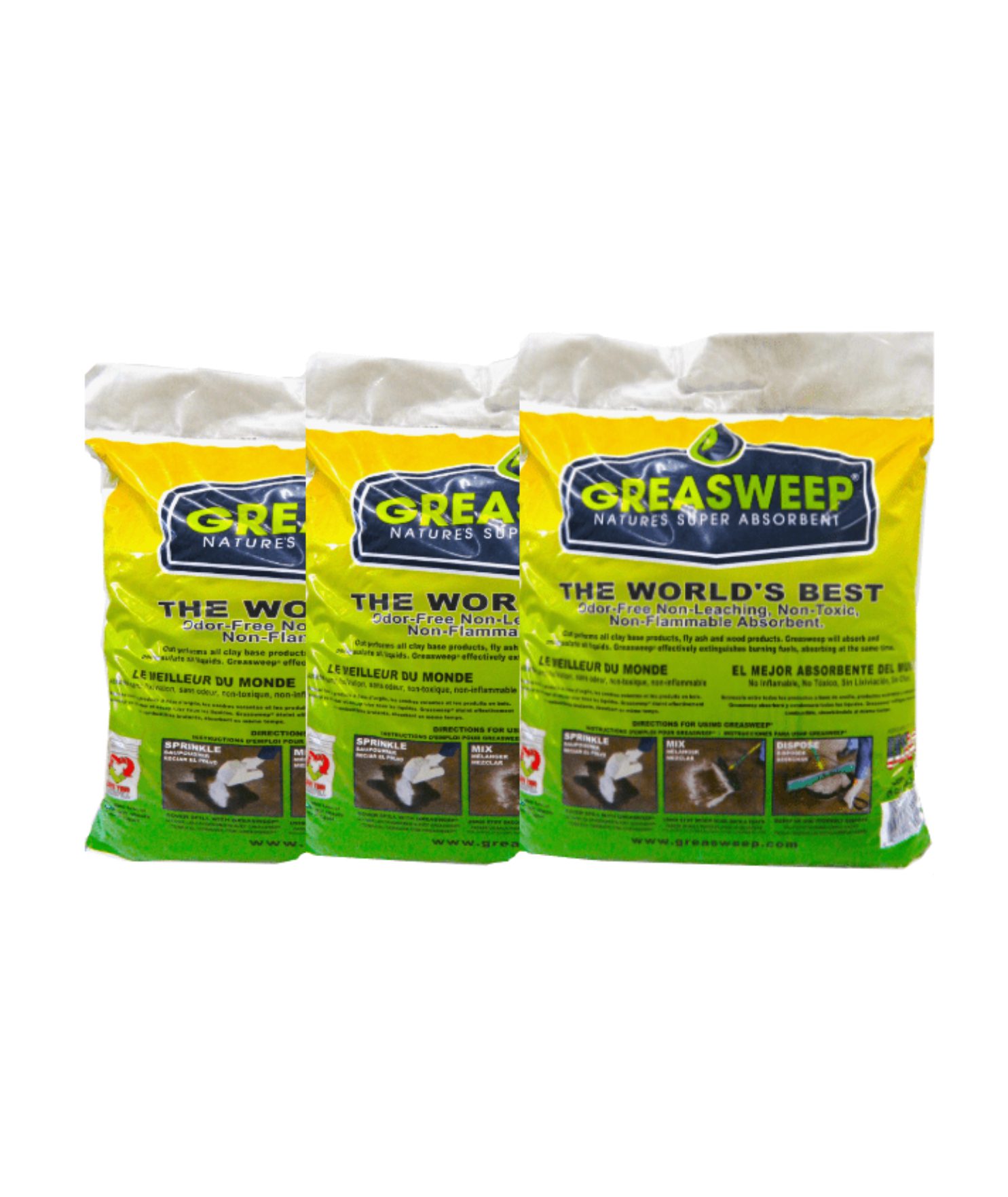 Greasweep (3) 1 CU FT Bags